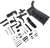 Xtech Tactical XTT138LPK  Lower Parts Kit Black