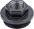 Kgm Suppressors A-SMG9-DTA-S-1 SMG9 Direct Thread Adapter Black Nitride Steel 1/2"x28 Threads