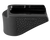 Hogue 18620  Extension Base Pad Fits Glock 26 Compatible w/ 10rd Magazine Black Overmolded Rubber