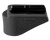 Hogue 18620  Extension Base Pad Fits Glock 26 Compatible w/ 10rd Magazine Black Overmolded Rubber