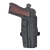 Rounded Gear CEX19115NRCFRHOWBPDL  Paddle Holster OWB Black Carbon Fiber Kydex Fits 1911 5" Right Hand