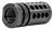 GrovTec US Inc GTHM317 G-Nite Flash Suppressor Black Nitride Steel with 1/2"-28 tpi Threads for 223 Cal
