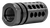 GrovTec US Inc GTHM317 G-Nite Flash Suppressor Black Nitride Steel with 1/2"-28 tpi Threads for 223 Cal