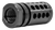 GrovTec US Inc GTHM317 G-Nite Flash Suppressor Black Nitride Steel with 1/2"-28 tpi Threads for 223 Cal