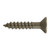 8X7/8'' STEEL FLAT HEAD WOOD SCREWS BLUED 12 PACK
