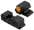 XS Sights SWR209S6N R3D 2.0  Orange Tritium Front/Black Oxide Frame, Fits S&W Bodyguard 2.0