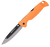 Muddy MUD-FL-35RB5PZ SWAP Replace-A-Blade 3.50" Folding Drop Point Plain 420J2 SS Blade, Blaze Orange Textured GFN Handle, Includes Lanyard/Pocket Clip, 3 Replacement Blades