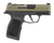 Sig Sauer 365X9GXR3P P365X  Micro-Compact 9mm Luger 12+1 3.10" Black Moss Green Stainless Steel Optic Ready/Serrated Slide, Black Stainless Steel Frame w/Accessory Rail, Textured Grip, RMSc Footprint
