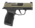 Sig Sauer 365X9GXR3P P365X  Micro-Compact 9mm Luger 12+1 3.10" Black Moss Green Stainless Steel Optic Ready/Serrated Slide, Black Stainless Steel Frame w/Accessory Rail, Textured Grip, RMSc Footprint