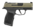 Sig Sauer 365X9GXR3P P365X  Micro-Compact 9mm Luger 12+1 3.10" Black Moss Green Stainless Steel Optic Ready/Serrated Slide, Black Stainless Steel Frame w/Accessory Rail, Textured Grip, RMSc Footprint