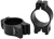 Warne V420M Rimfire Rings Vapor Matte Black Aluminum 1" Tube Low Vertical Split 3/8" Dovetail 0 MOA