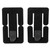 VERTX BAP STRAP MEDIUM BLACK 2 PACK