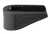 Hogue 18230  Extension Base Pad Fits Glock 43 Compatible w/ 6rd Magazine Black Overmolded Rubber