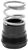 Huxwrx 1836  3-Lug Adapter 9mm Fits 1/2"x28 Steel Black Nitride
