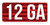 MTM Case-Gard CL12GA  Ammo Caliber Labels