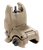Magpul MAG247-FDE MBUS Sight Front  Black Folding for AR-15/M16