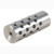 #4 MUZZLE BRAKE 22 CALIBER 5/8-24 CHROME MOLY SILVER