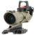 Trijicon 100555 ACOG ECOS Combo Flat Dark Earth 4x32mm Illuminated Amber Crosshair .223 BDC Reticle