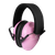 Radians LS0800CS Lowset Passive Muff 21 dB Over the Head Pink/Black Women 1 Pair