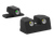 Meprolight USA 101103201 Tru-Dot  Green Tritium White Outline Front Sight-Yellow Tritium White Outline Rear Sight Sig Sauer P-Series P226/P320