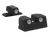 Meprolight USA 101103201 Tru-Dot  Green Tritium White Outline Front Sight-Yellow Tritium White Outline Rear Sight Sig Sauer P-Series P226/P320