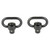 GROVTEC HEAVY DUTY PB SWVLS 1" BLK