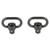 GROVTEC HEAVY DUTY PB SWVLS 1" BLK