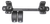 DNZ AB3L1M Game Reaper-Browning Scope Mount/Ring Combo Matte Black 1"