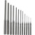 12 PIECE STEEL ROLL PIN PUNCH SET