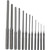 12 PIECE STEEL ROLL PIN PUNCH SET