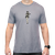 Magpul MAG1117-041-L Hula Girl CVC  Stone Gray Heather Cotton/Polyester Short Sleeve Large