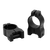 Warne V402M Scope Rings Vapor Matte Black 1" High 0 MOA