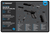 TekMat TEKR17GLOCK4243BL Glock 42/43 Cleaning Mat Black/Blue/White Rubber 11"x17" Glock 42/43 Parts Diagram