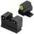 XS Sights SIR203P6G R3D 2.0 Night Sight Set Green Tritium Fron/ Black Oxide Frame, Fits Sig/Springfield/FN 509
