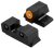 XS Sights SWR209S6N R3D 2.0  Orange Tritium Front/Black Oxide Frame, Fits S&W Bodyguard 2.0
