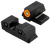 XS Sights SWR209S6N R3D 2.0  Orange Tritium Front/Black Oxide Frame, Fits S&W Bodyguard 2.0