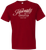 Hornady Gear 31873 Vintage Script  Red Cotton Semi-Fitted Large