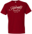 Hornady Gear 31873 Vintage Script  Red Cotton Semi-Fitted Large
