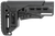 NcStar VG087052 Tactical PCP52 Mil-Spec Stock Black Synthetic Collapsible with Adjustable Cheekpiece
