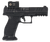 Walther Arms 2881225PRO PDP w/Optic Full Size Frame 9mm Luger 18+1 4.50" Polygonal Rifling Barrel Black Optic Ready/Serrated Steel Slide Black Polymer Frame w/Picatinny Rail, Aimpoint Acro Red Dot
