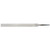 STANDARD SWISS PATTERN PILLAR FILE #2 CUT 6'' STEEL