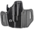 Bianchi 51831 Allusion Assent Pro-Fit OWB Size 11 Black Leather Belt Slide Compatible w/Glock 26/S&W M&P Shield/S&W M&P Compact/FN FNS Compact Belt Up to 1.50" Wide Right Hand