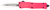 CobraTec Knives SPKCTK1SDAGNS CTK-1  Small 2.75" OTF Dagger Plain D2 Steel Blade, Pink Aluminum Handle Features Glass Breaker