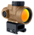 Trijicon 2200348 MRO SD  Coyote Tan 1x25mm 2 MOA Green Dot Reticle Full Co-Witness Mount