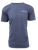 Glock AA75156 Pistol Flag  Heather Navy Cotton/Polyester Short Sleeve Medium Semi-Fitted