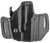 Bianchi 51831 Allusion Assent Pro-Fit OWB Size 11 Black Leather Belt Slide Compatible w/Glock 26/S&W M&P Shield/S&W M&P Compact/FN FNS Compact Belt Up to 1.50" Wide Right Hand