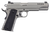 Auto-Ordnance 1911TCAC6N 1911 A1  45 ACP 7+1 5" Savage Silver Cerakoate, Serrated/Ported Slide,  Black Rubber Grips, TruGlo Night Sights