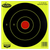 Birchwood Casey 35950 Dirty Bird  Bullseye Paper Hanging Pistol/Rifle Black/Yellow 50 Per Pkg