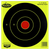 Birchwood Casey 35950 Dirty Bird  Bullseye Paper Hanging Pistol/Rifle Black/Yellow 50 Per Pkg