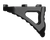 Rise Armament RA030BLK Micro Hand Stop  Skeletonized Black Aluminum for M-LOK Handgaurd